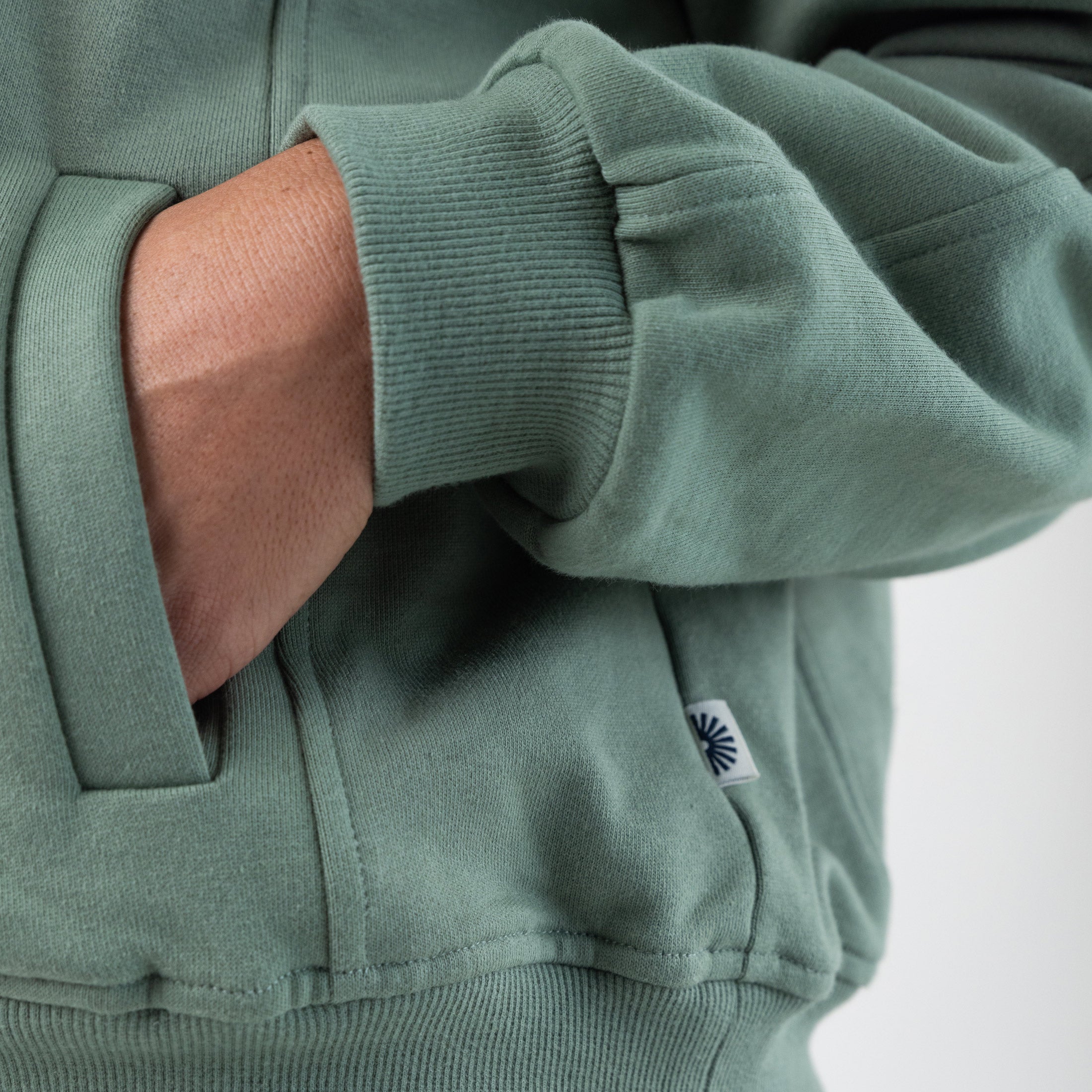 Eve Half Zip - Sage