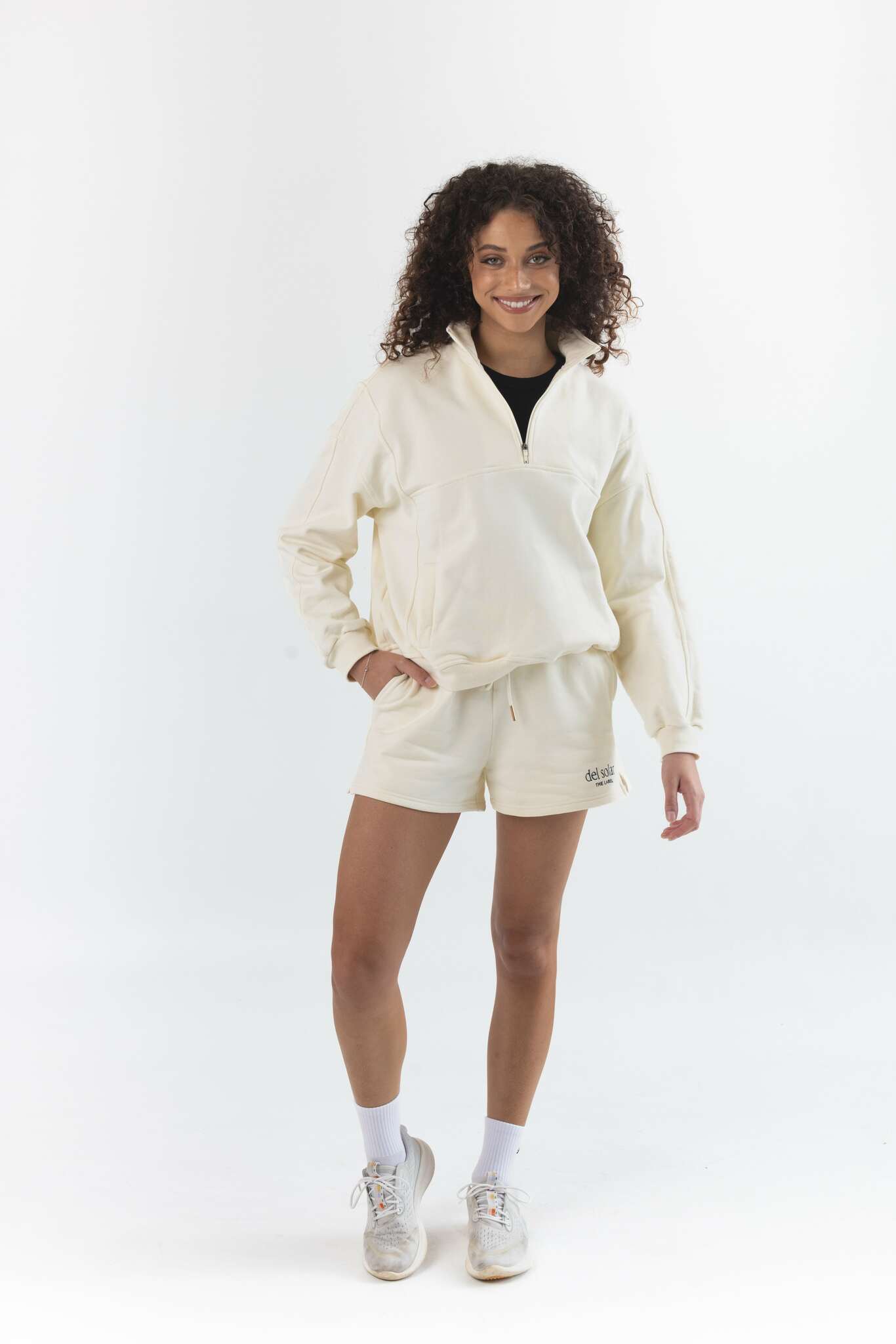 Eve Half Zip - Vanilla