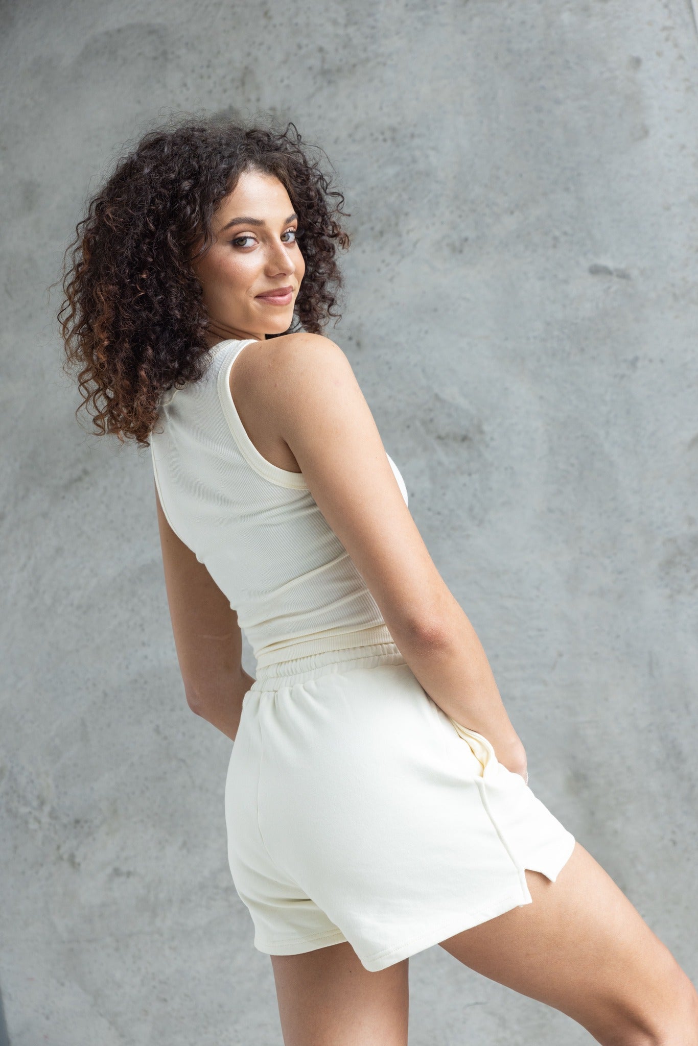 Hazel Tank Top - Vanilla
